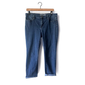 DKNY Jeans Cropped Soho Skinny Jeans Women's Size 8 Blue